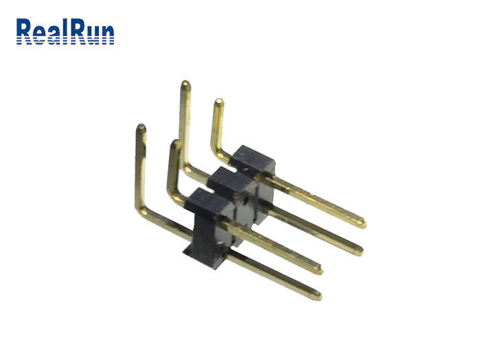 Соединитель заголовка строки соединителя UL94V-0 заголовка Pcb LCP PA6T PBT двойной