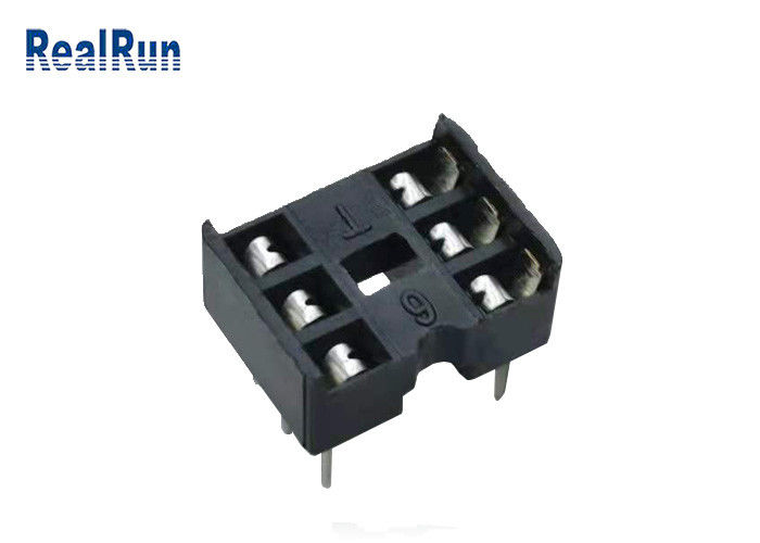 Заголовок 2*3P 180° прямо 2.54mm RoHS Pin квадрата UL94V-0 PA6T женский