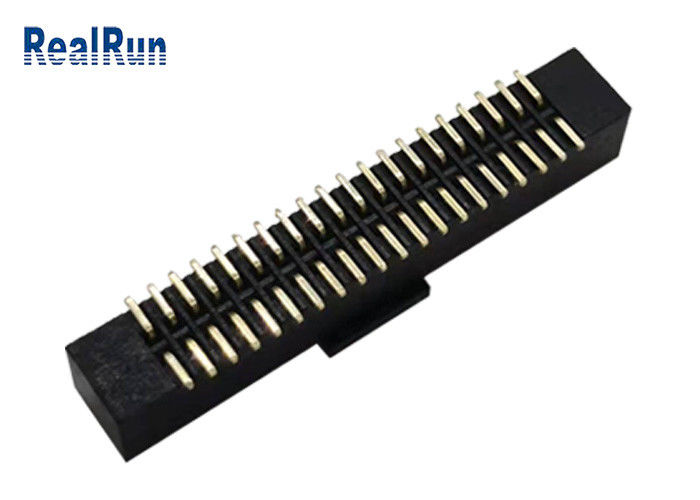 Коробка DC2A Pin Pin SMD мужчины 40 соединителя Idc заголовка LCP латунная PA6T с крышкой