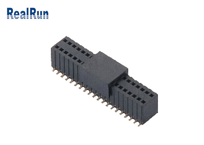 Латунь соединителя 500VAC SMD H5.7 2×20P PBT заголовка PA9T LCP женская