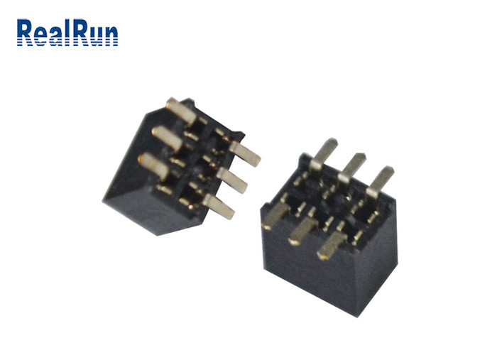 Женская доска держателя поверхности PCB соединителя 1.27mm заголовка ISO9001 для восхождения на борт соединителя